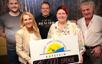 16.000 Euro an die Kinderkrebshilfe Tirol/Vorarlberg